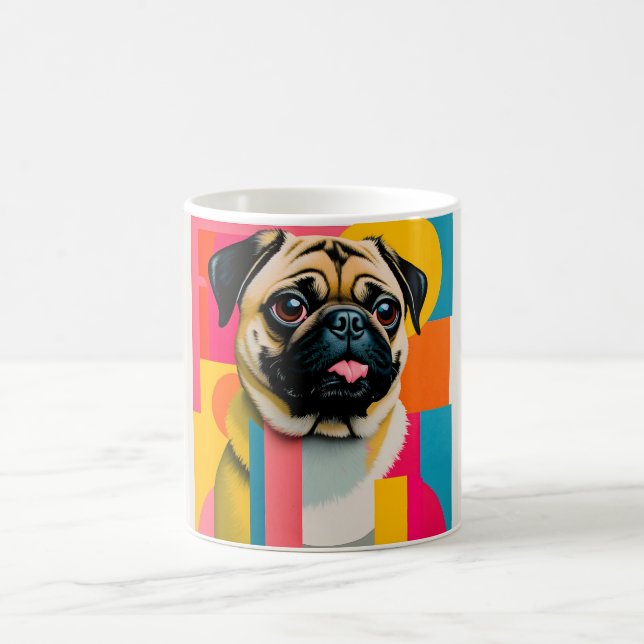 Tasse mit Mops-Design (Mittel)