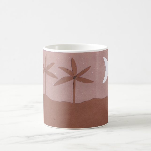 Tasse mit nächtlicher Bergwelt (Mittel)