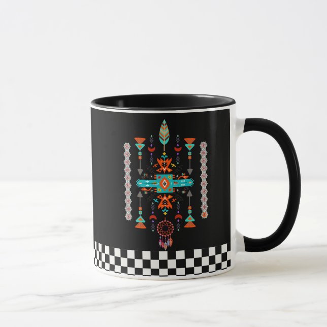 Tasse mit nativem Design (Rechts)