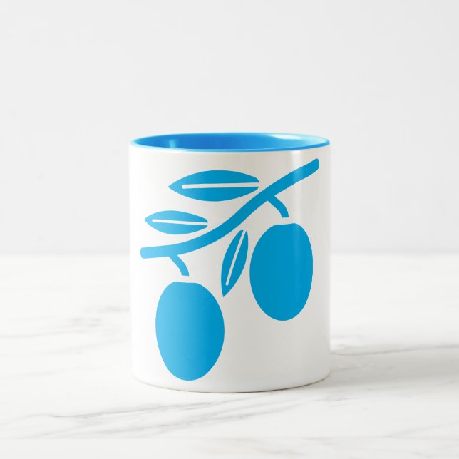 Tasse mit Obst- und Ölbaumsymbolen (Mittel)