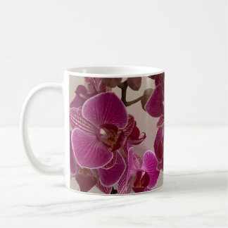 Tasse mit Orchideendesign
