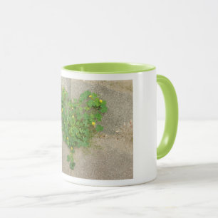Tasse mit originalem Foto eines herzenförmigen Kle