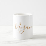 Tasse mit personalisiertem Namen<br><div class="desc">Tasse mit personalisiertem Namen,  großartiges Geschenk zum Geburtstag von jemandem,  modern,  Minimalisten,  kundenspezifische Tasse,  Goldname Tasse,  individuelle Name,  Name auf Tasse,  individuelle Name auf Steinzeug,  personalisierte Namen auf Tasse</div>