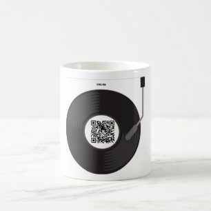 Tasse mit personlisierten Song per QR-Code
