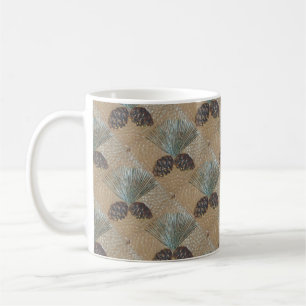Tasse mit Pinecone-Design
