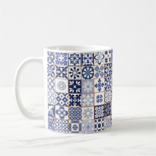 Tasse mit portugiesischem Fliesen-Muster -