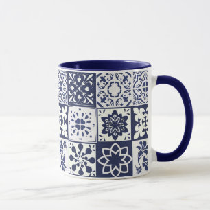 Tasse mit portugiesischem Fliesen-Muster -