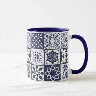 Tasse mit portugiesischem Fliesen-Muster -