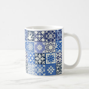 Tasse mit portugiesischem Fliesen-Muster -