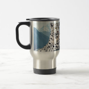 Tasse mit Schneeleoparden