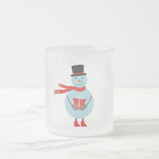 Tasse mit Schneemann. Weihnachten Tasse.