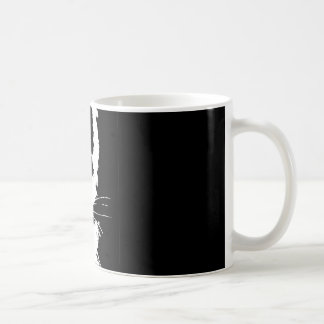 Tasse mit Schwarzweiss-Drucktiger