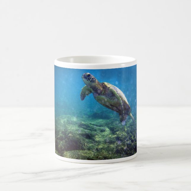Tasse mit Seeschildkröteentwurf (Mittel)