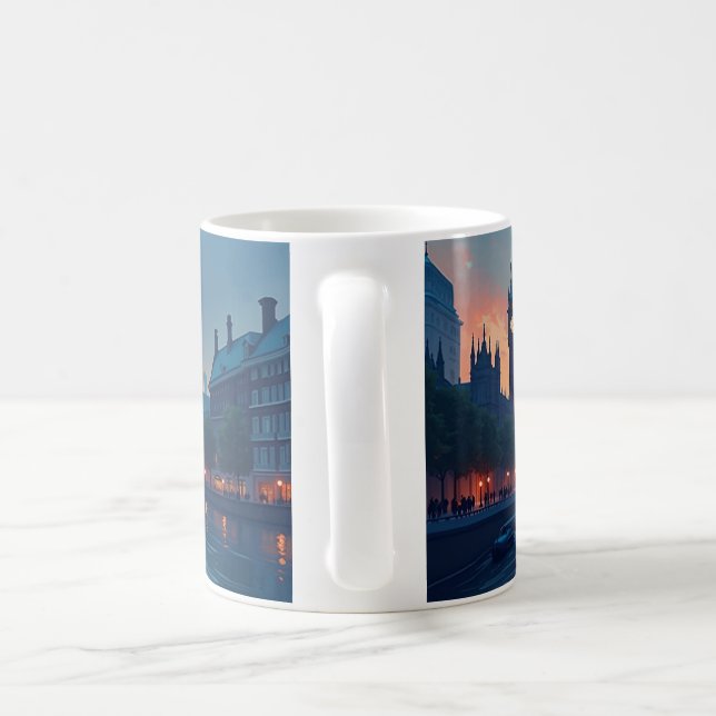 Tasse mit Sonnenuntergang (Henkel)