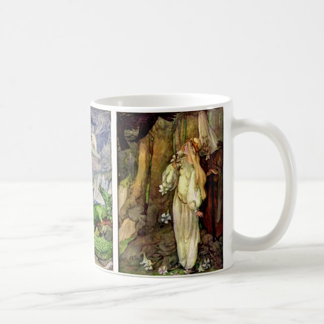 Tasse mit St. Georg und dem Drachen-Märchen (Rechts)