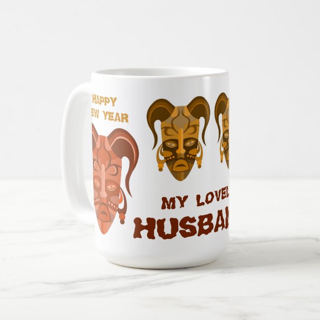 TASSE MIT STARKEN MASCHINEN (Vorderseite Links)