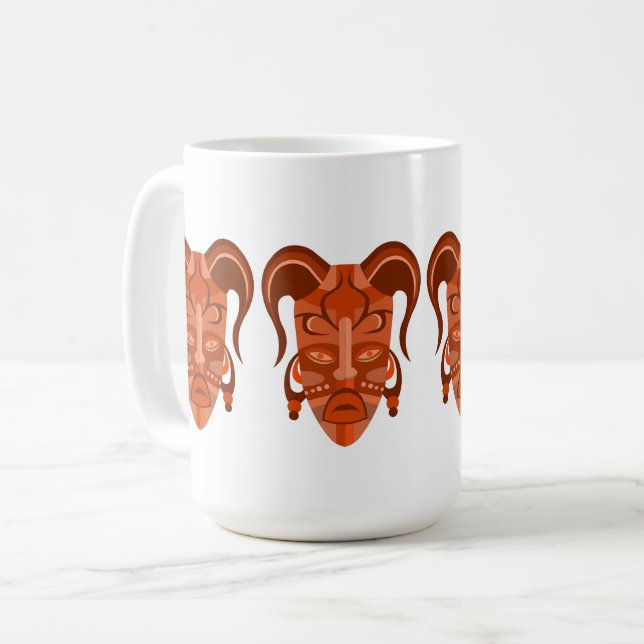 TASSE MIT STARKEN MASCHINEN (Vorderseite Links)