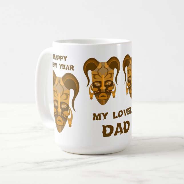 TASSE MIT STARKEN MASCHINEN (Vorderseite Links)
