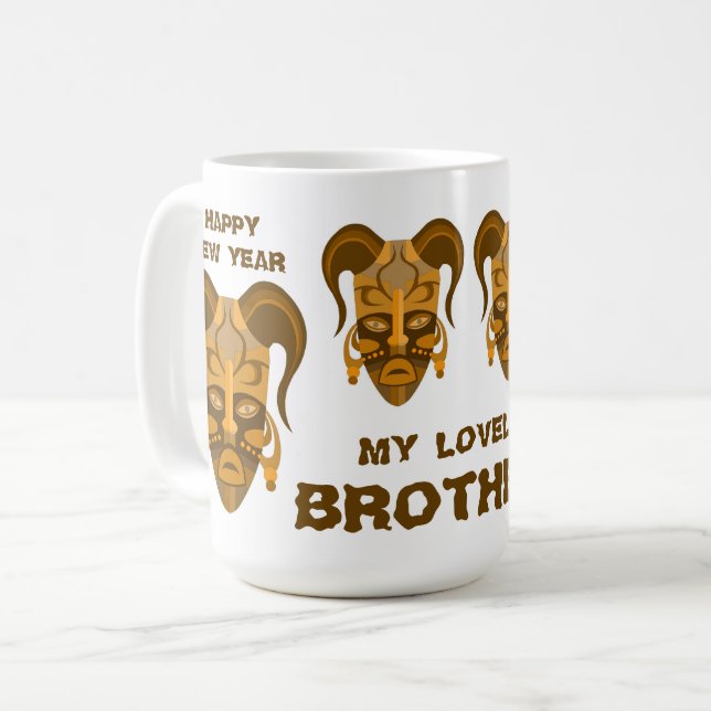 TASSE MIT STARKEN MASCHINEN (Vorderseite Links)