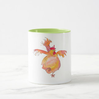 Tasse mit Tanzen-Huhn