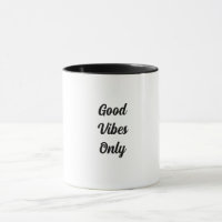 Tasse mit Titel GoodVibes Only