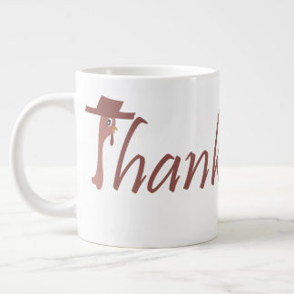 Tasse mit Truthühnern aus Erntedank