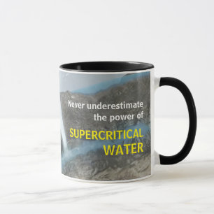 Tasse mit Überkritischem Wasser