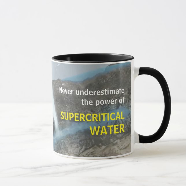 Tasse mit Überkritischem Wasser (Rechts)