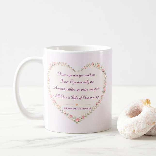 Tasse mit Vers (Mit Donut)