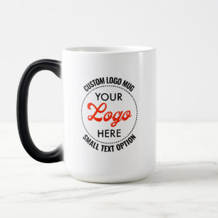 Tasse mit wechselndem Logo bei Hitzeeinwirkung und