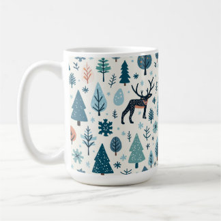Tasse mit Winterrinder