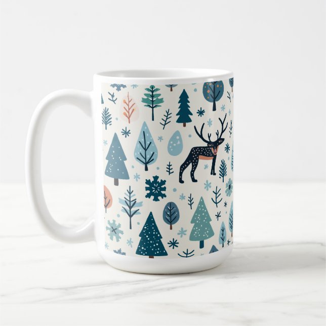 Tasse mit Winterrinder (Links)