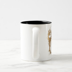 Tasse mit Wolf
