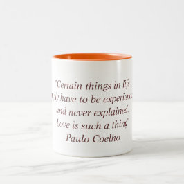 Tasse mit Zitat Paulo Coelho