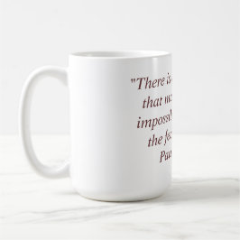 Tasse mit Zitat Paulo Coelho