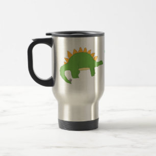 Tasse mit zwei Dinosauriern