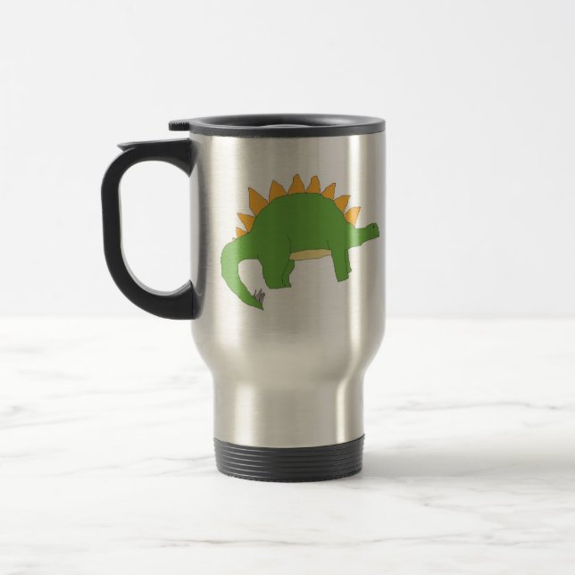 Tasse mit zwei Dinosauriern (Links)