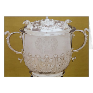 Tasse mit zwei Eingriffen und Abdeckung, c.1695