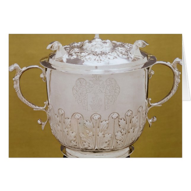 Tasse mit zwei Eingriffen und Abdeckung, c.1695 (Vorderseite (Horizontal))