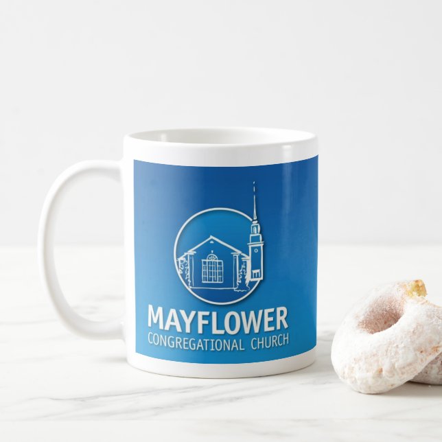Tasse mit zwei Logos (Mit Donut)