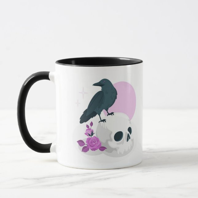 Tasse mit zwei Tonen Kaffee (Links)