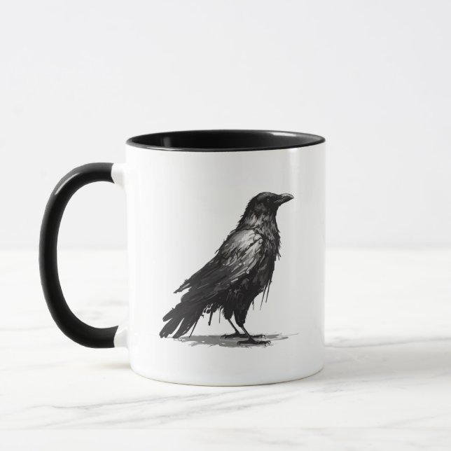Tasse mit zwei Tonen Kaffee (Links)