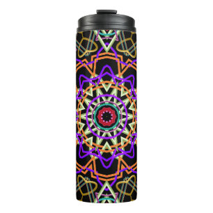 Tasse moderner Kaleidoskop-Relief