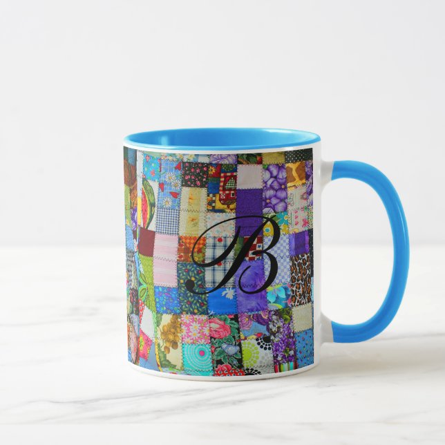 TASSE-MONOGRAMM-PATCHWORT-1 TASSE (Rechts)