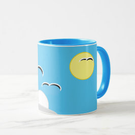 Tasse - Möwen über Wolken