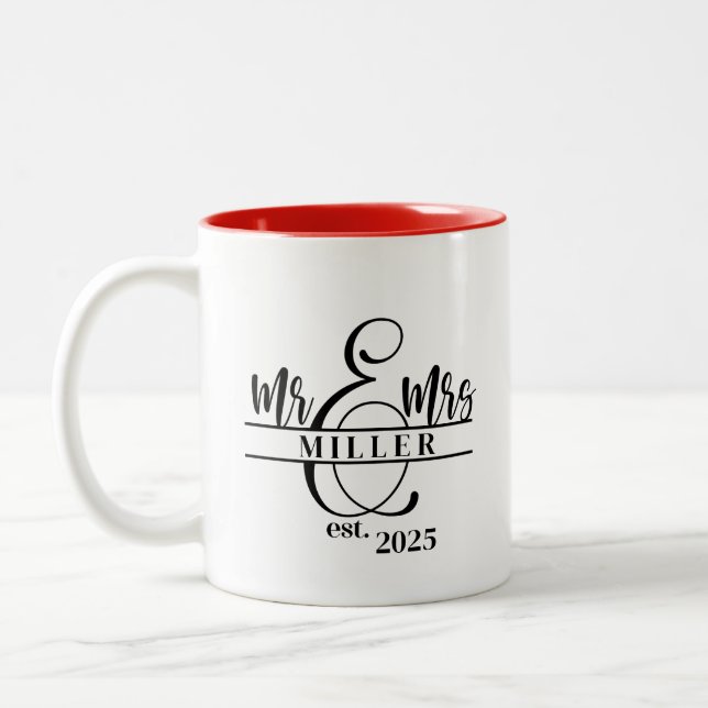 Tasse Mr. & Mrs. Coffee (Links)