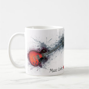 Tasse Music Lover Gitarre