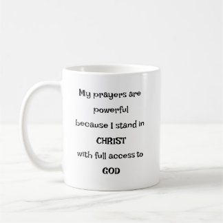 Tasse 'Mutiger Zugang zu Gott durch Gebet'