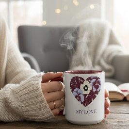 Tasse My Love Edition - Violettes Herz