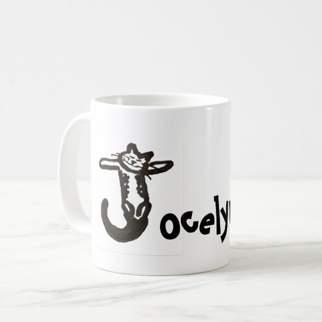 Tasse - Name mit dem Anfangsbuchstaben J (Vorderseite Links)